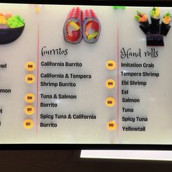 K'nyaw Paw Sushi and Asian Fusion - Menu