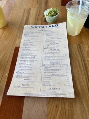 Menu photo 8 Coyo Taco Coral Gables, FL