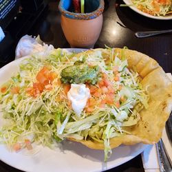 Javi's Fine Mexican Food Restaurant - Chicken taco salad, so good