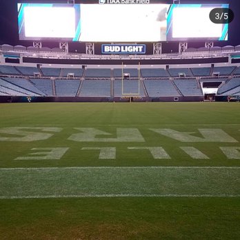 EverBank Stadium - From the endzone after the Night Stadium 5k! - Stadiums & Arenas Near Me - Jacksonville, Florida