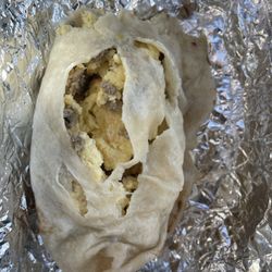 Leal's Mexican Restaurant - Supposed to be a breakfast burrito. Create Your Own Burrito - Large