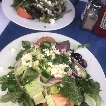Firehouse Taverna - Mezze platter always comes with a salad - Greek Near Me - Reseda, California Firehouse Taverna - Mezze platter always comes with a salad - Greek Near Me - Reseda, California