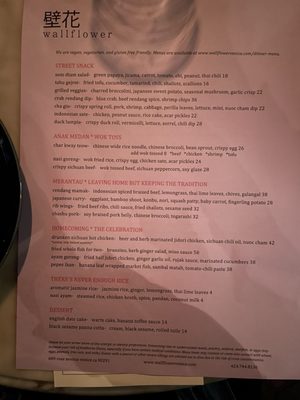 Menu photo 6 Wallflower Venice, CA Menu photo 6 Wallflower Venice, CA