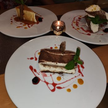 Prosecco22 - Tirimasu, Connolly, and caramel cheesecake - Italian Near Me - Pembroke Pines, Florida Prosecco22 - Tirimasu, Connolly, and caramel cheesecake - Italian Near Me - Pembroke Pines, Florida