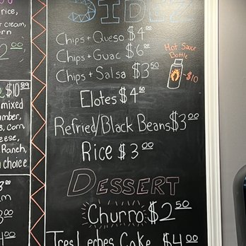 Taco Zocalo - Menu - Mexican Near Me - Chantilly, Virginia