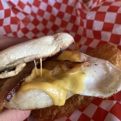 Twilight on Rainier - Breakfast sandwich