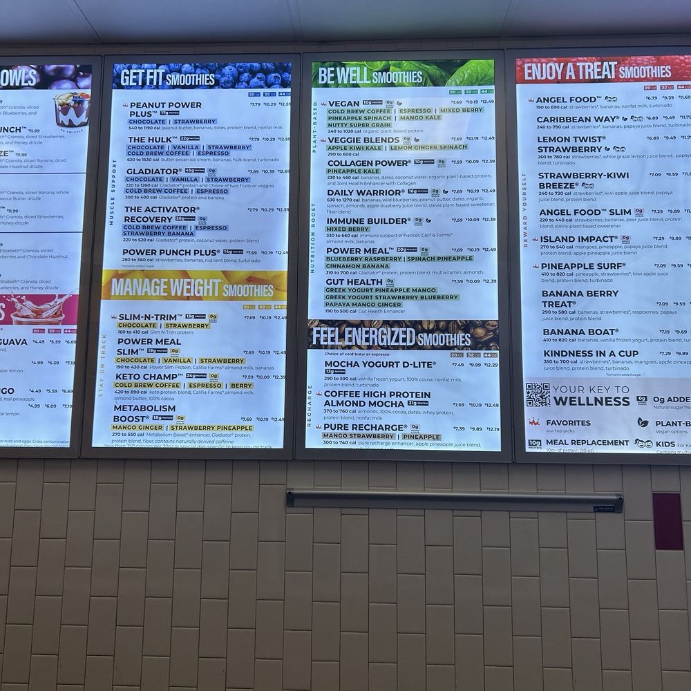 Smoothie King - The menu - Health Markets Near Me - Towson, Maryland Smoothie King - The menu - Health Markets Near Me - Towson, Maryland