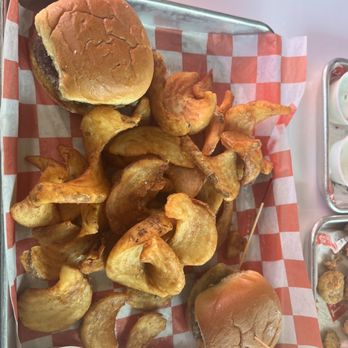 TWF BURGERS - Sliders and sidewinder fries - American Near Me - Fort Mill, South Carolina TWF BURGERS - Sliders and sidewinder fries - American Near Me - Fort Mill, South Carolina
