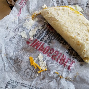 Taco Bell - Steamed the crap out of my gorditas. Stuck to the wrapper. - Mexican Near Me - Kingsville, Ontario Taco Bell - Steamed the crap out of my gorditas. Stuck to the wrapper. - Mexican Near Me - Kingsville, Ontario
