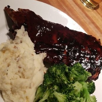 Cheddar's Scratch Kitchen - Half rack ribs, mashed potatoes and steamed broccoli - American Near Me - Aurora, Colorado Cheddar's Scratch Kitchen - Half rack ribs, mashed potatoes and steamed broccoli - American Near Me - Aurora, Colorado