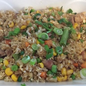 Fusion Cafe - This is a to go order for a half portion of chicken fried rice. Delish ! - Vietnamese Near Me - Metairie, Louisiana Fusion Cafe - This is a to go order for a half portion of chicken fried rice. Delish ! - Vietnamese Near Me - Metairie, Louisiana