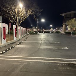 Exterior outside entrance of Tesla Supercharger - Roseville, California Exterior outside entrance of Tesla Supercharger - Roseville, California