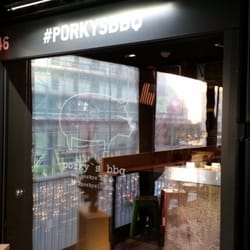 Porky's BBQ Boxpark - Storefront, 2nd floor of Boxpark