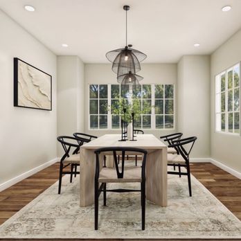 Iuliia Grigoreva - Organic modern dining room - Interior Design Near Me Iuliia Grigoreva - Organic modern dining room - Interior Design Near Me