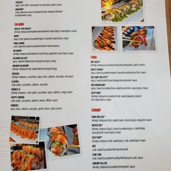 Tengoku Sushi - Right half of back side of AYCE sushi menu - Japanese Near Me - Henderson, Nevada Tengoku Sushi - Right half of back side of AYCE sushi menu - Japanese Near Me - Henderson, Nevada