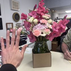 Peters And Sons Flowers - The elder man said that since it's Monday he had to use gross old flowers because there hadn't been any delivered yet this morning.