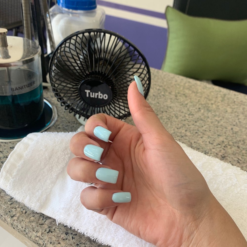 Fantasy Nails - Short new set natural length :) - Nail Salons Near Me - Van Nuys, California Fantasy Nails - Short new set natural length :) - Nail Salons Near Me - Van Nuys, California