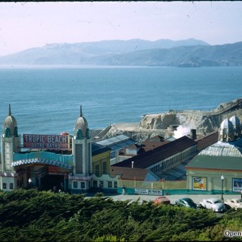 Sutro Baths - exterior, 1952 - Beaches Near Me - San Francisco, California