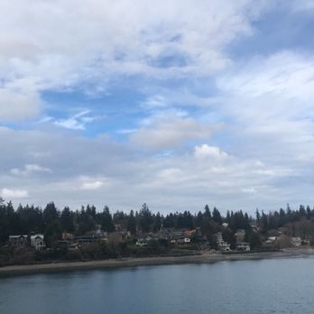 Doc's Marina Grill - View on the ferry - American Near Me - Bainbridge Island, Washington