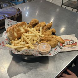 Raising Cane's Chicken Fingers - Caniac combo with extra toast!