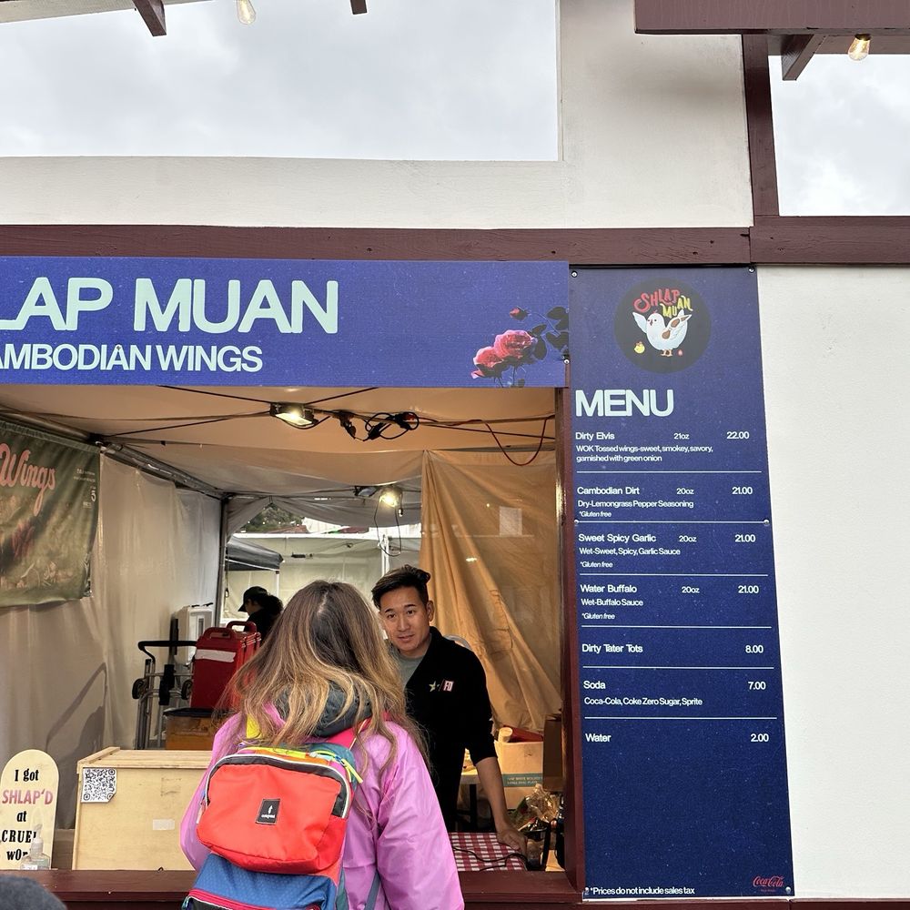 Shlap Muan Chicken Wings - The stall at Cruel World Fest 2025 - Chicken Wings Near Me - Long Beach, California