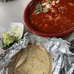 Taco Machine - Ramen Birria (ramen noodles and beef in birria broth)