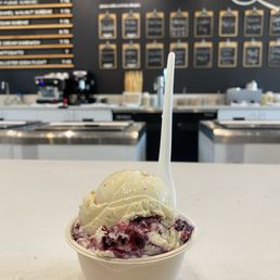 Blueberry and corn