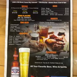 Chelsey's - Drink and appetizer menu
