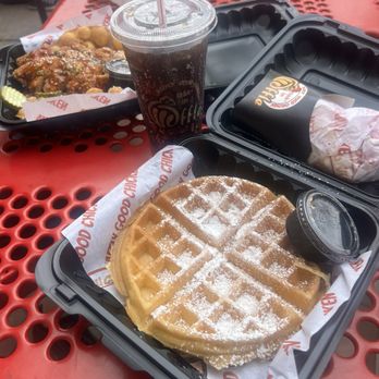 Chick In Waffle - Very nice service and so fast ! - Chicken Shop Near Me - Overland Park, Kansas