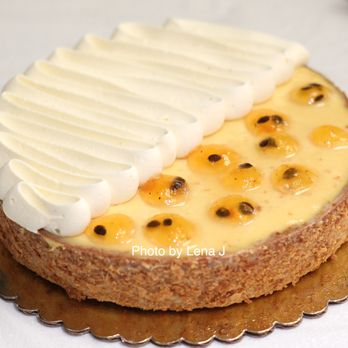 Cannelle - 8" Passion Fruit Tart ($43) - curd is thick, has a strong passion fruit flavor - Coffee & Tea Near Me - Ann Arbor, Michigan Cannelle - 8" Passion Fruit Tart ($43) - curd is thick, has a strong passion fruit flavor - Coffee & Tea Near Me - Ann Arbor, Michigan