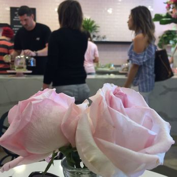 Holy Matcha - Nice roses on each table - Tea Rooms Near Me - San Diego, California Holy Matcha - Nice roses on each table - Tea Rooms Near Me - San Diego, California