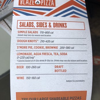 Blaze Pizza - Salad Near Me - Tuscaloosa, Alabama