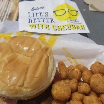 Culver's - Bacon Cheese Butterburger and fried cheese curds - Ice Cream & Frozen Yogurt Near Me - St. George, Utah Culver's - Bacon Cheese Butterburger and fried cheese curds - Ice Cream & Frozen Yogurt Near Me - St. George, Utah