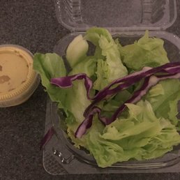 Small salad that comes with the dinner boxes, at Yue Se in Unionville, CT. Small salad that comes with the dinner boxes, at Yue Se in Unionville, CT.