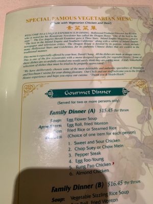 Menu photo 7 Dragon House Moreno Valley, CA