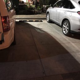 Parking over the line Parking over the line
