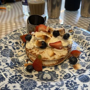 Dishoom - SWEET UTTAPAM STACK (breakfast) - Indian Near Me - London, XGL Dishoom - SWEET UTTAPAM STACK (breakfast) - Indian Near Me - London, XGL