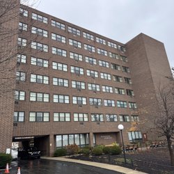 Webster Towers - Front of building and driveway entrance