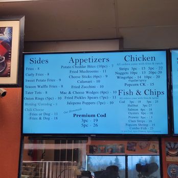 Big Daddy's - Appetizers, sides, fish and chicken menu (3/15/25) - Burgers Near Me - Graham, Washington