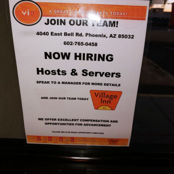 Village Inn - Hiring peeps - American Near Me - Phoenix, Arizona