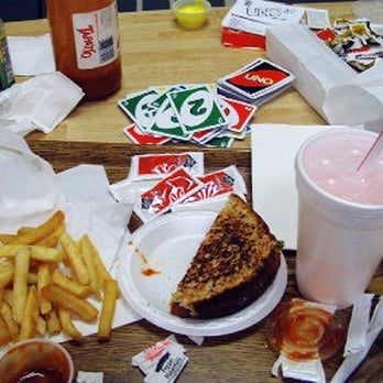 Oasis Vegetarian Cafe - Grilled vegan cheese sandwich with an order of fries and pink lemonade - Vegetarian Near Me - Riverside, California Oasis Vegetarian Cafe - Grilled vegan cheese sandwich with an order of fries and pink lemonade - Vegetarian Near Me - Riverside, California