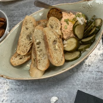 The Ice Plant - Homemade pimento cheese dip - Cocktail Bars Near Me - St. Augustine, Florida