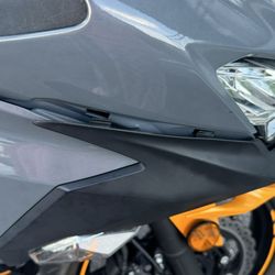Road Rash Motorcycle Shop - Fairing hanging off after they dropped my bike