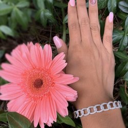 Barry's Estate Jewelry - Diamond 18K White Gold Cuff Bracelet 
Just in time for a Bride 
at Barry's Estate Jewelry