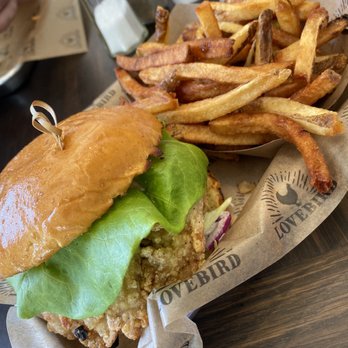 Lovebird - Lovebird sandwich with fries - Chicken Shop Near Me - Doylestown, Pennsylvania Lovebird - Lovebird sandwich with fries - Chicken Shop Near Me - Doylestown, Pennsylvania