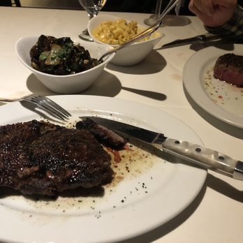 Ocean Prime - Filet Mignon, Ribeye(burned), Lobster Mac and cheese, Roasted Brussels Sprouts - Cocktail Bars Near Me - Philadelphia, Pennsylvania
