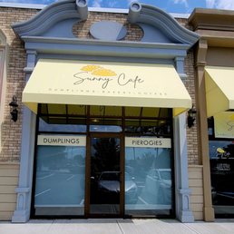 the front of the restaurant