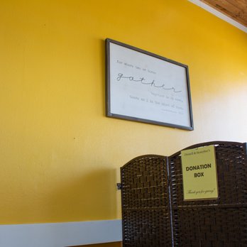 Drexell & Honeybee's Donations Restaurant - Donation box corner in Drexell and Honeybees. - Southern Near Me - Brewton, Alabama