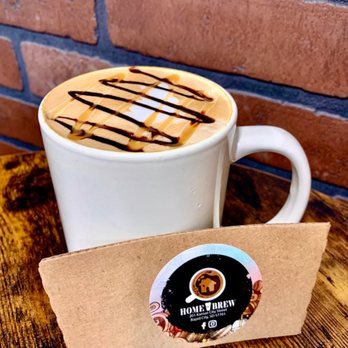 HomeBrew Coffee Shop - a cup of coffee with chocolate drizzle - Coffee & Tea Near Me - Rapid City, South Dakota HomeBrew Coffee Shop - a cup of coffee with chocolate drizzle - Coffee & Tea Near Me - Rapid City, South Dakota