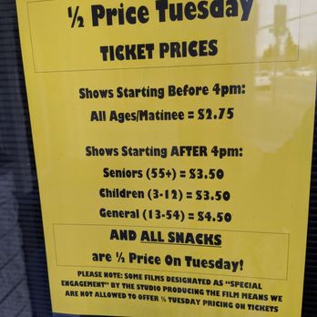 Chabot Theater - Special Tuesdays - Cinema Near Me - Castro Valley, California
